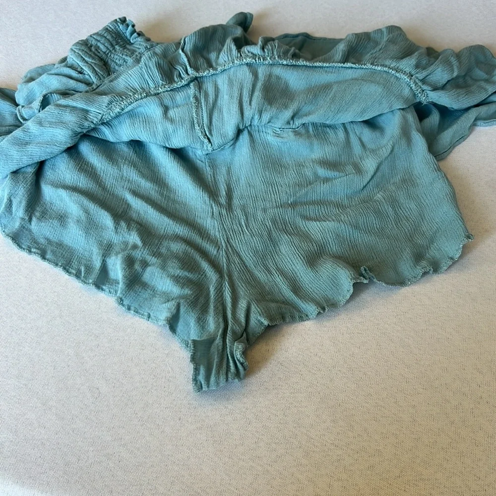 Mustard Seed Ruffled Teal‎ Skirt - Picture 7 of 8